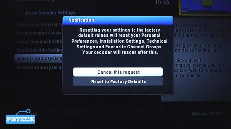 DStv error codes e37